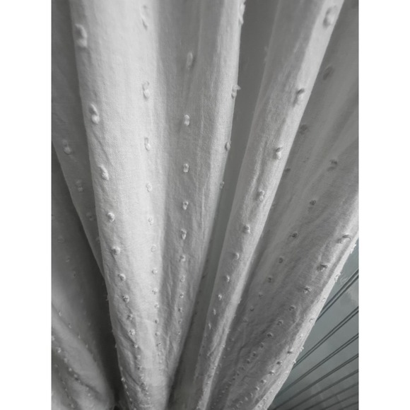 Anna-Kaci White Swiss Dot Lace Maxi Dress Smocked Boho Cottagecore Small - Picture 8 of 9